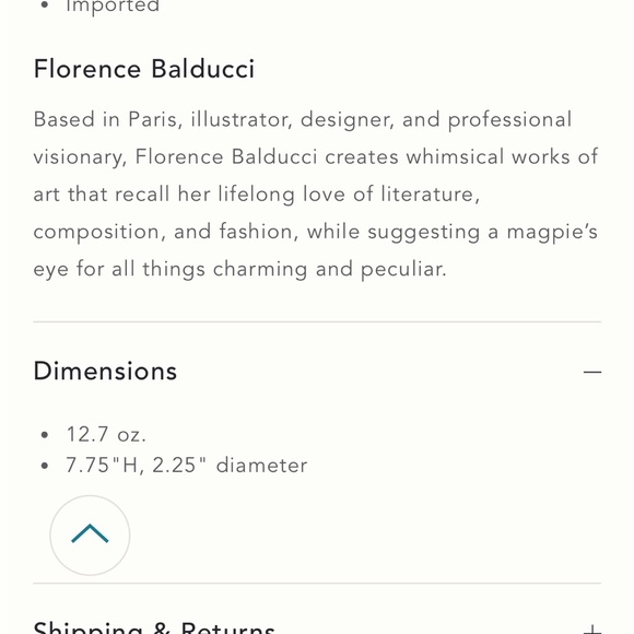 Florence Balducci Floral Rose & Oud Glass Candle - Picture 5 of 8